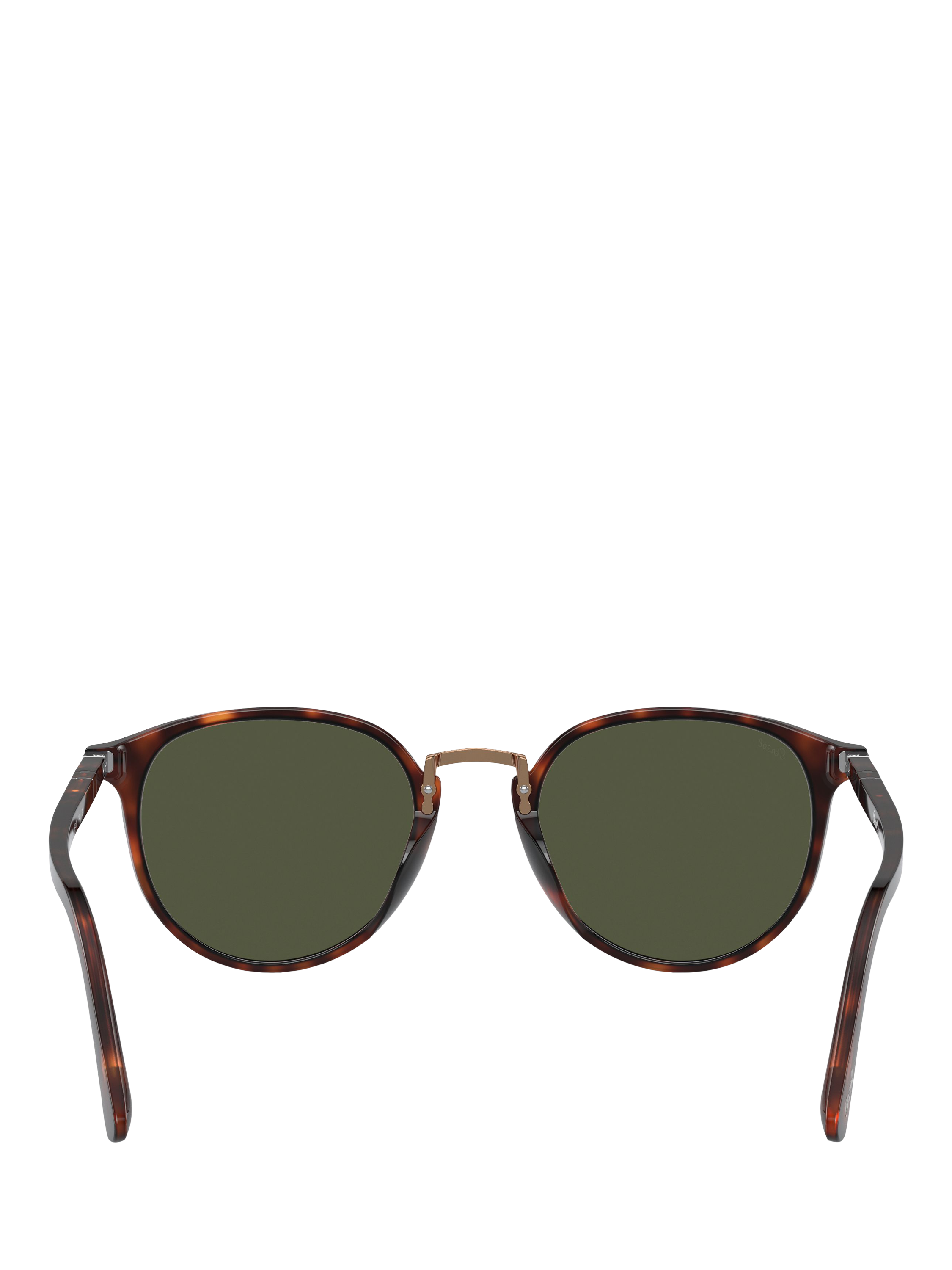 Persol 0PO3210S Round Sunglasses Havana