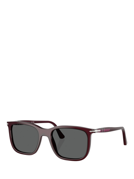 Persol 0PO3357S Square Sunglasses, Milky Plum, Milky Plum