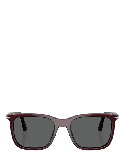 Persol 0PO3357S Square Sunglasses, Milky Plum - view 2, Milky Plum