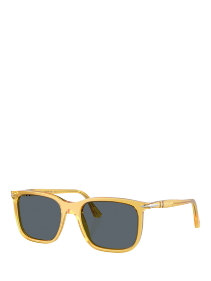 Persol PO3357S Unisex Rectangular Sunglasses, Miele, Miele
