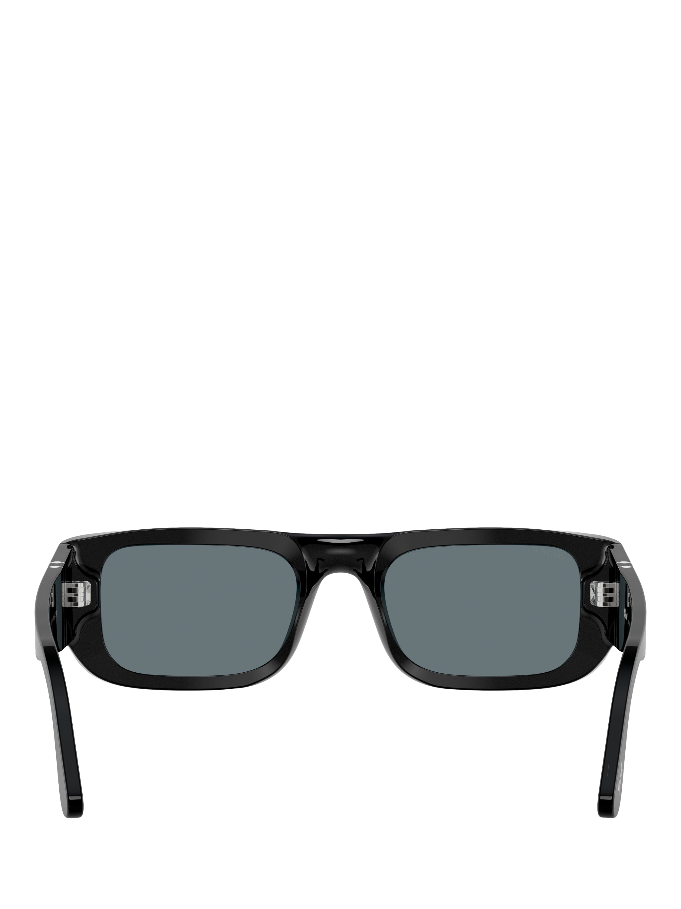 Product image 4 of 6, which shows Persol PO3362S Unisex Polarised Rectangular Sunglasses, Black/Grey