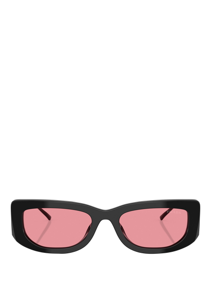 Prada PR 14YS Women's Rectangular Sunglasses - view 2, Black
