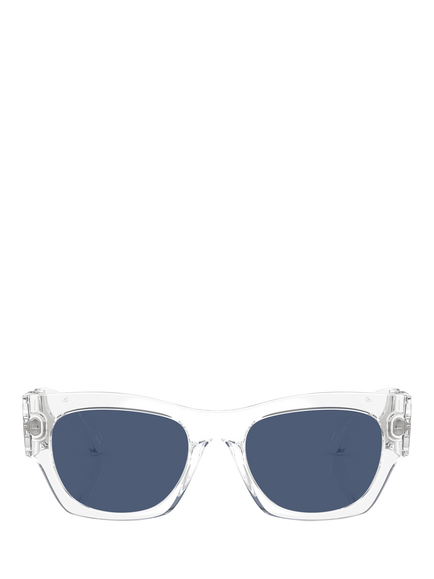 Versace 0VE4479U Rectangular Sunglasses, Crystal - view 2, Crystal