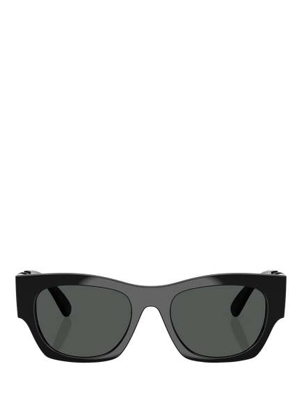Versace 0VE4479U Rectangular Sunglasses, Black - view 2, Black