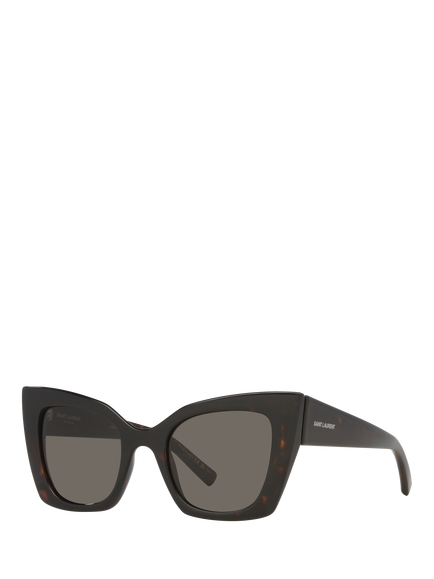 Yves Saint Laurent YS000413 Women's Cat's Eye Sunglasses, Tortoise, Tortoise
