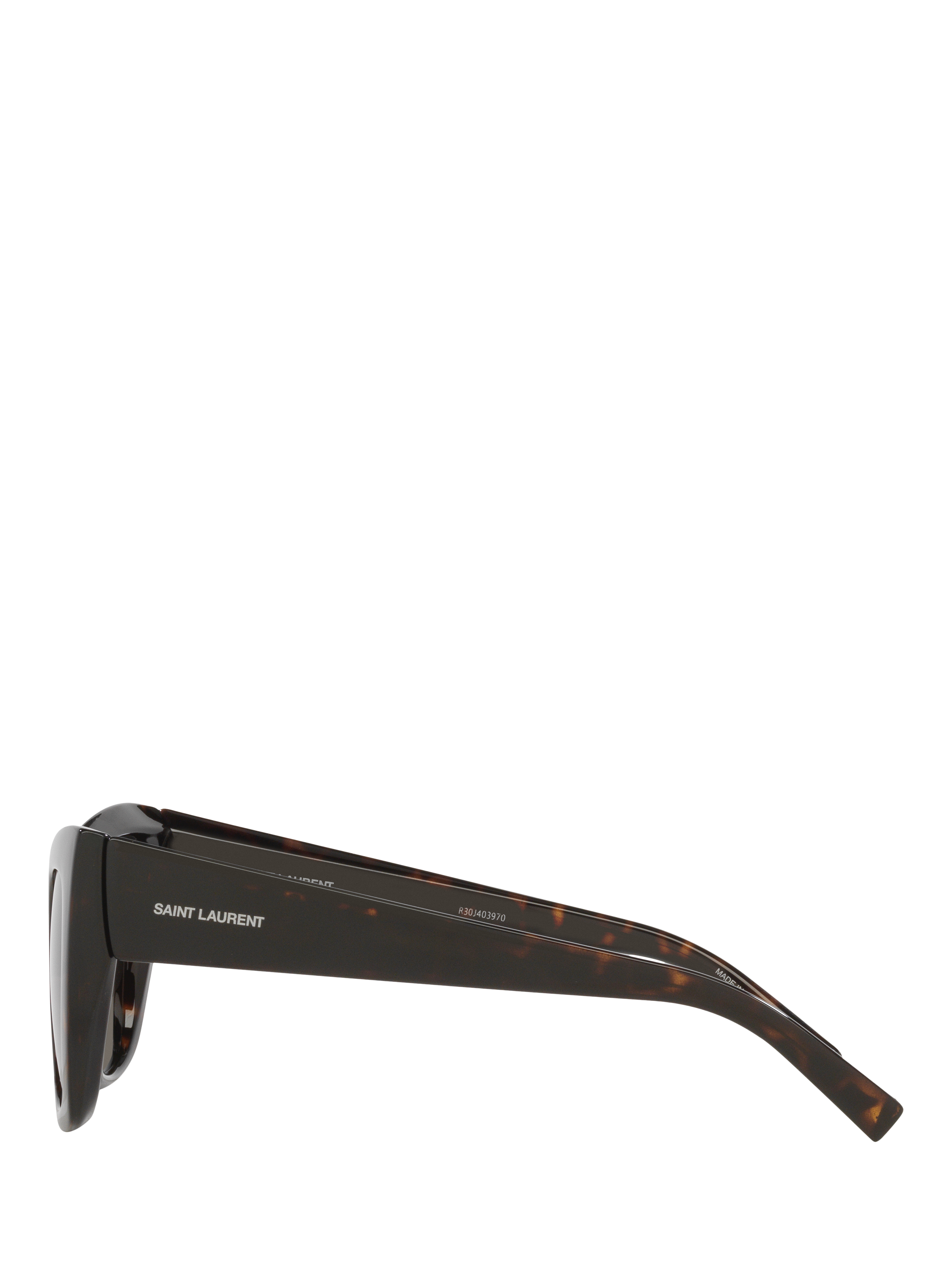 Product image 3 of 4, which shows Yves Saint Laurent YS000413 Women's Cat's Eye Sunglasses, Tortoise