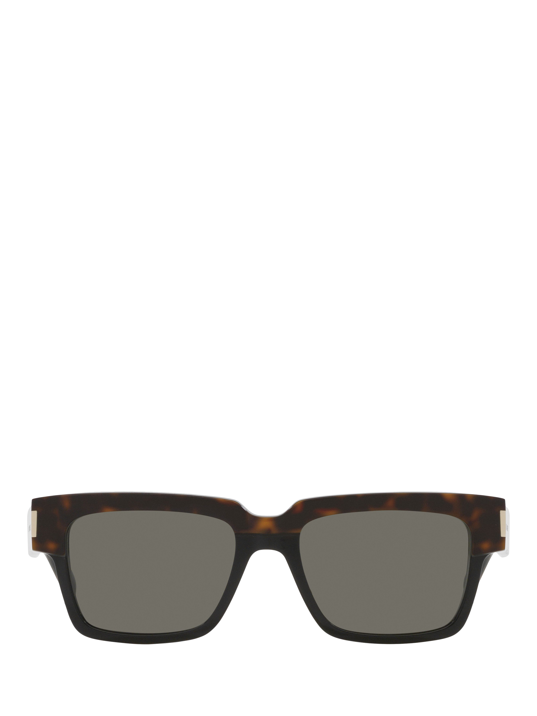 Product image 2 of 2, which shows Yves Saint Laurent YS000617 Men's Square Sunglasses, Tortoise/Grey