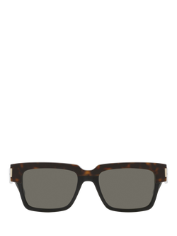 Yves Saint Laurent YS000617 Men's Square Sunglasses, Tortoise/Grey - view 2, Tortoise/Grey