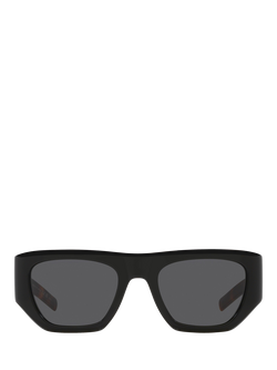 Yves Saint Laurent YS000619 Women's Square Sunglasses, Black - view 2, Black