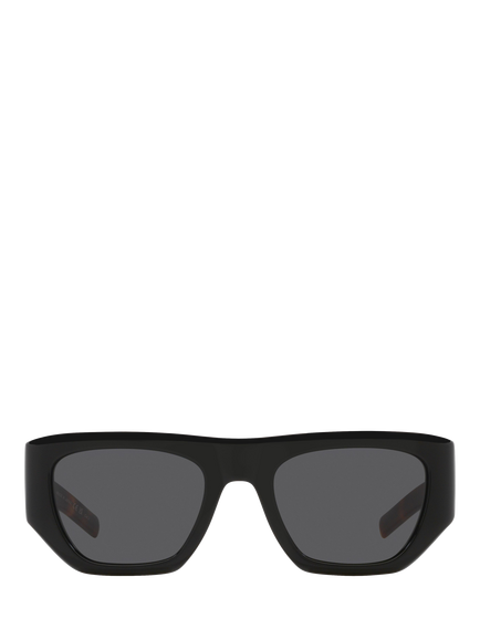 Yves Saint Laurent YS000619 Women's Square Sunglasses, Black - view 2, Black