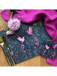 Sara Miller India Hummingbird Paradise Cork-Backed Placemats & Coasters, Set of 4, Multi