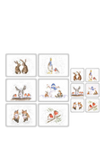 Wrendale Designs Cork-Backed Christmas Placemats & Coasters, Set of 6