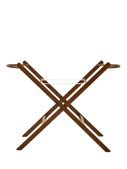 The Little Green Sheep Moses Basket Stand, Walnut