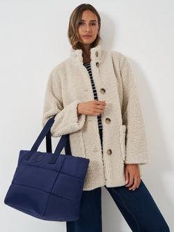 Crew Clothing Nylon Shoulder Bag, Navy Blue - view 2, Navy Blue