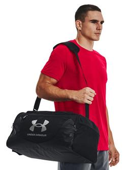 Under Armour Undeniable Sports Bag, Black/Silver - view 2, Black / Silver