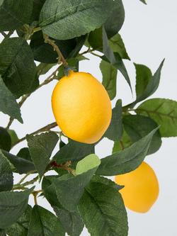 John Lewis Artificial Lemon Tree in Wicker Basket, Natural - view 2, Natural