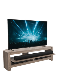 AVF Calibre Sound 140 TV Stand for TVs up to 65”, Sawn Oak - view 2, Sawn Oak