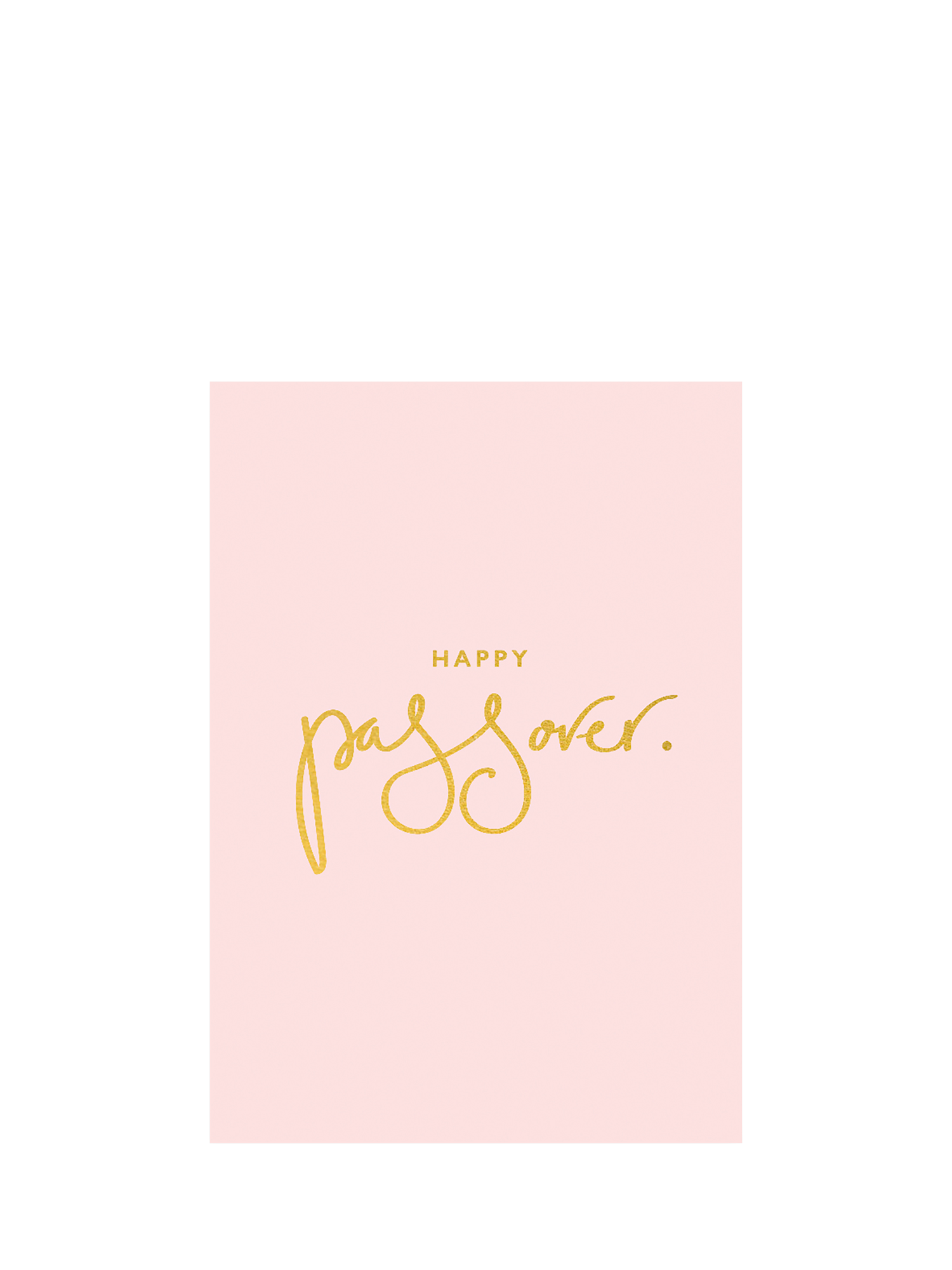 Art File Text Happy Passover Card