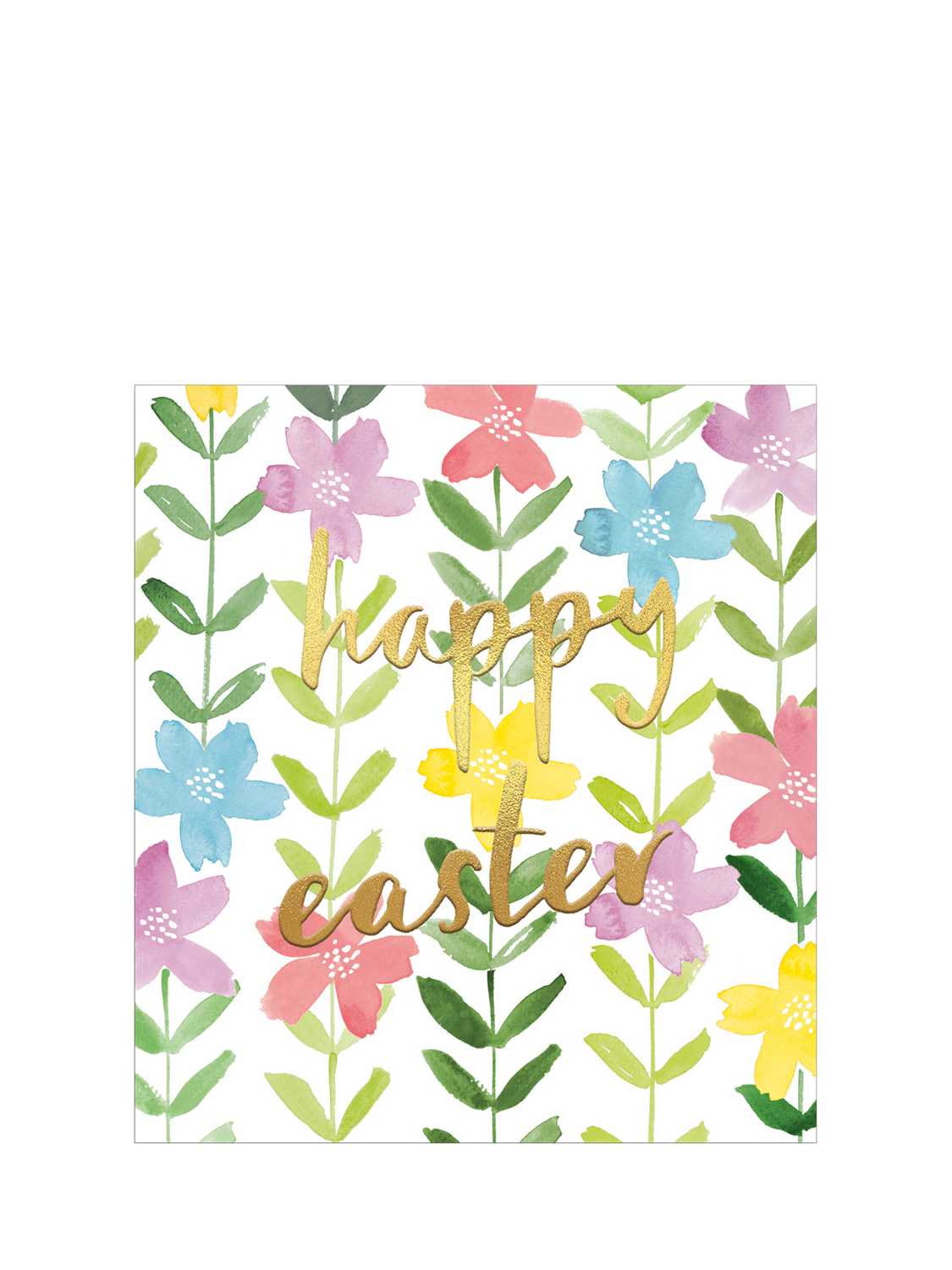The Proper Mail Company Colourful Flowers Easter Card