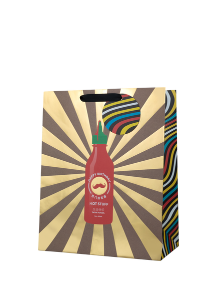 Tache Crafts Hot Stuff Gift Bag, Multi, Medium, Multi