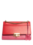 Pre-loved GUCCI Leather Chain Shoulder Bag, Red