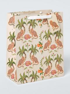 Elizabeth Scarlett Jungle Gift Bag, Cream, Medium