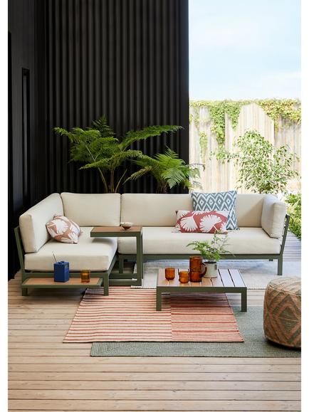 John Lewis Platform Modular 4-Seater Garden Lounging Set - view 2, Green
