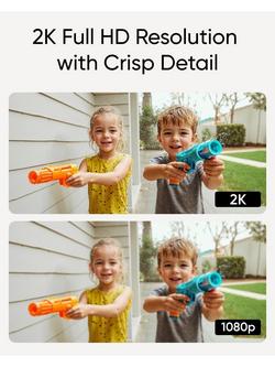 eufy C31 2K Smart Video Doorbell with MicroSD Card, Black - view 2, Black