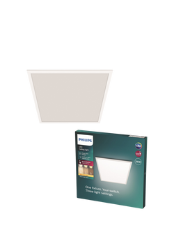 Philips SceneSwitch Touch CL560 LED 36W Square Ceiling Light, White, White