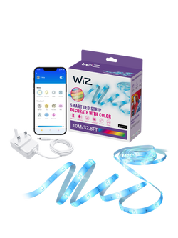 WiZ Smart LED Strip RGB Colour, 10m, Multi