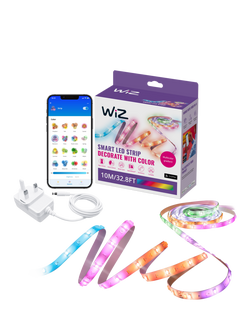 WiZ Smart LED Strip RGB Gradient Colour, 10m, Multi