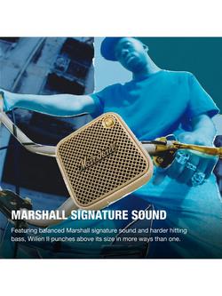 Marshall Willen II Portable Bluetooth Speaker - view 2, Cream
