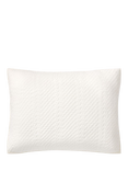 west elm Reflections Cotton Matelasse Standard Pillowcase, White