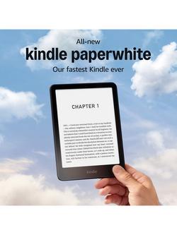 Amazon Kindle Paperwhite (2024), Waterproof eReader, 7" High Resolution Illuminated Touch Screen with Adjustable Warm Light, 16GB, with Special Offers - view 2, Black