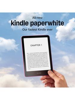 Amazon Kindle Paperwhite (2024), Waterproof eReader, 7" High Resolution Illuminated Touch Screen with Adjustable Warm Light, 16GB, with Special Offers - view 2, Raspberry