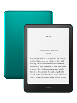 Amazon Kindle Paperwhite (2024) Signature Edition, Waterproof eReader, 7" High Resolution Illuminated Touch Screen with Auto-Adjusting Front Light and Wireless Charging, 32GB, Metallic Jade
