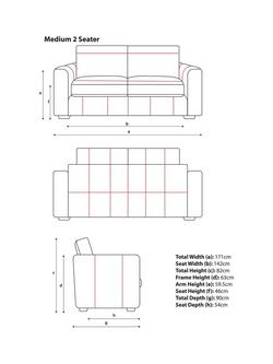 John Lewis Oliver II Medium 2 Seater Leather Sofa, Dark Leg - view 2, Demetra Green