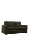 John Lewis Oliver II Medium 2 Seater Leather Sofa, Light Leg
