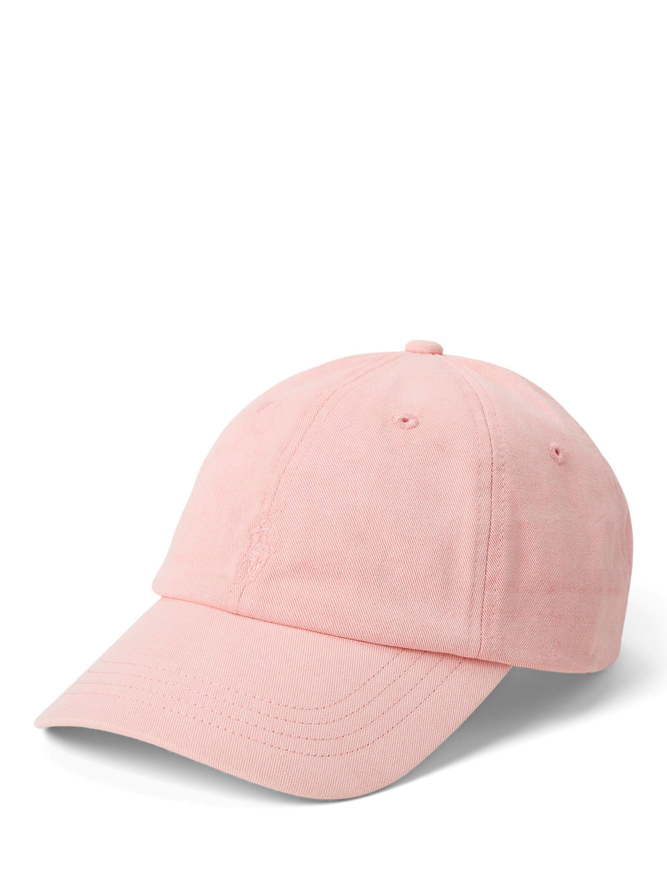 Product image 1 of 3, which shows Ralph Lauren Mineral-Dyed Twill Baseball Cap, Rose