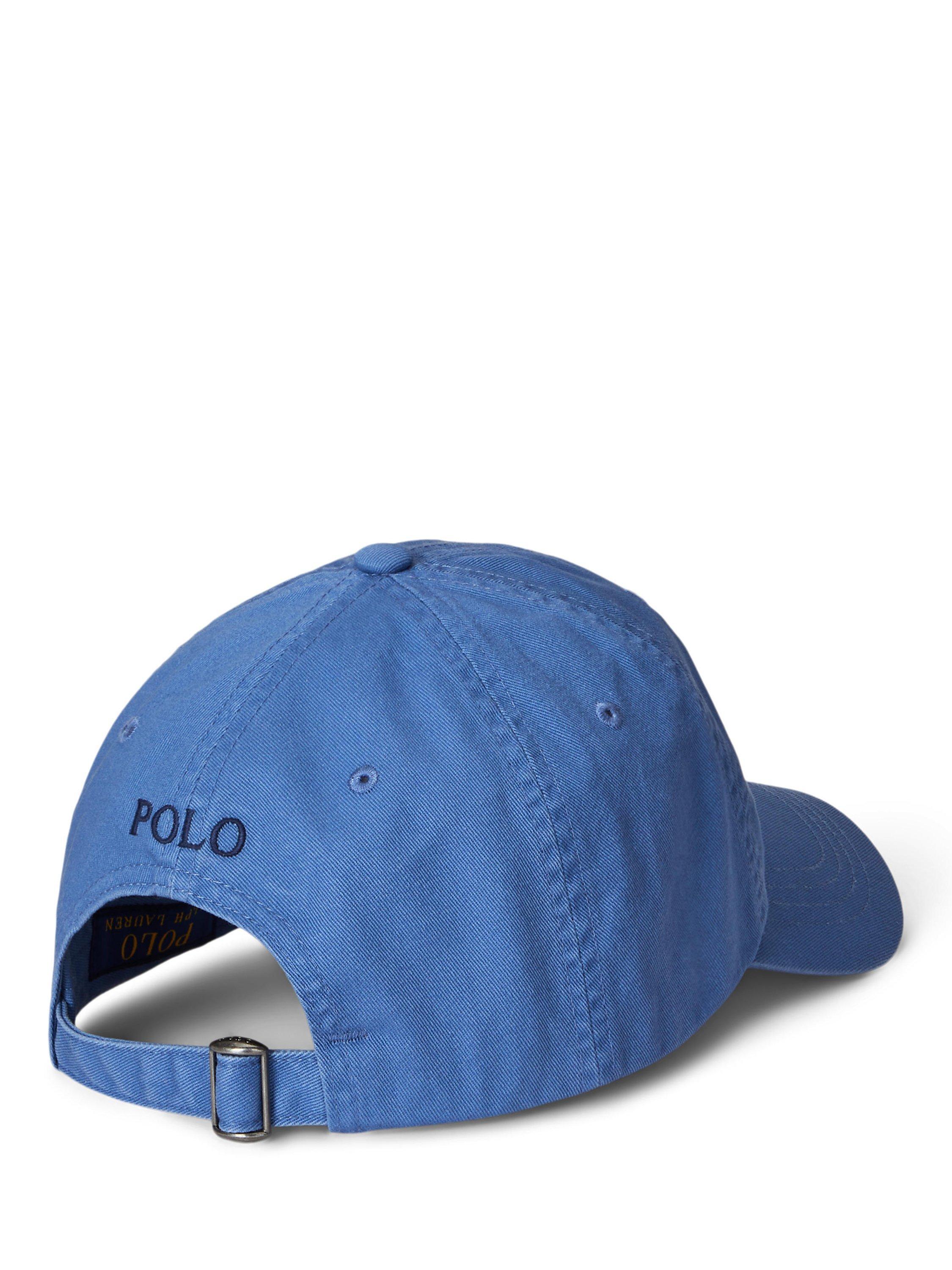 Product image 2 of 3, which shows Ralph Lauren Pony Logo Cotton Baseball Cap, Bastille Blue