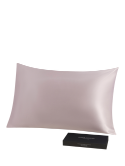 Jasper Conran London Organic Mulberry Silk Standard Pillowcase, Blush