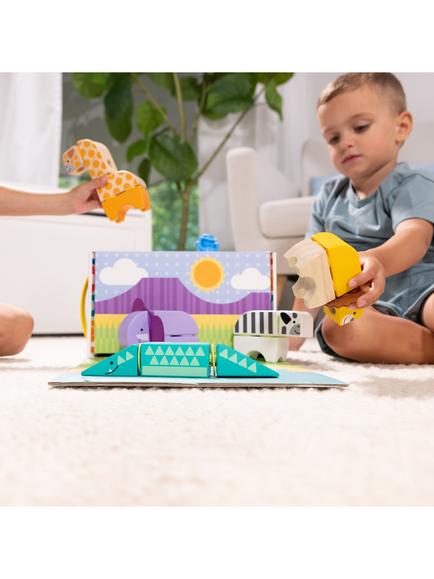 Melissa & Doug Blockables Safari Play Set - view 2, Multi