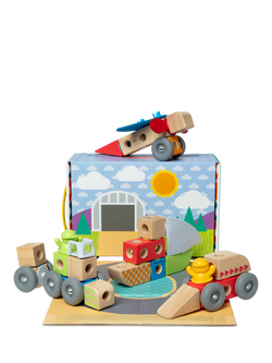 Melissa & Doug Blockables Vehicles Play Set, Multi
