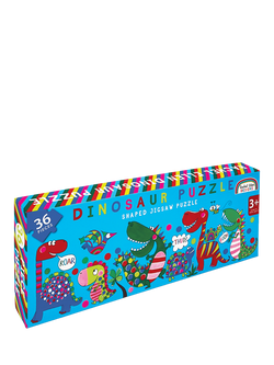 Rachel Ellen Dinosaur Shaped Jigsaw Puzzle, Multi