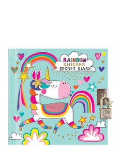 Rachel Ellen Kids' Unicorn Secret Diary, Multi