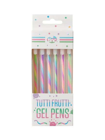 Tinc Frutti Gel Pens, Pack of 6, Multi