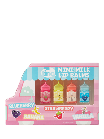 Tinc Milk Carton Lip Balms, Set of 4, Multi