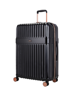 Rock Selene 8-Wheel Hard Shell Suitcase, Set of 3 - view 2, Black