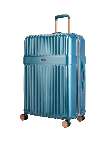 Rock Selene 8-Wheel Hard Shell Suitcase, Set of 4 - view 2, Blue