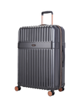 Rock Selene 8-Wheel Hard Shell Suitcase, Set of 4, Charcoal